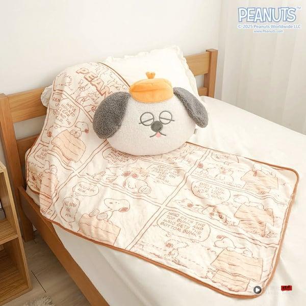 7-11“史努比抽抽乐”疗愈登场！奥拉夫收纳抱枕毯、 狗屋造型收纳桶、 欧欧困靠垫必收