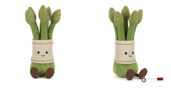 2026 Jellycat春天新品：芦笋 Amuseables Asparagus