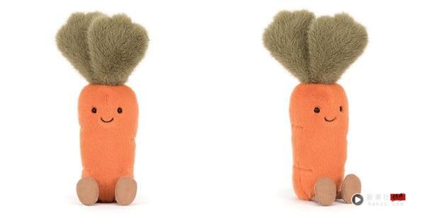 2026 Jellycat春天新品：胡萝卜 Amuseables Carrot