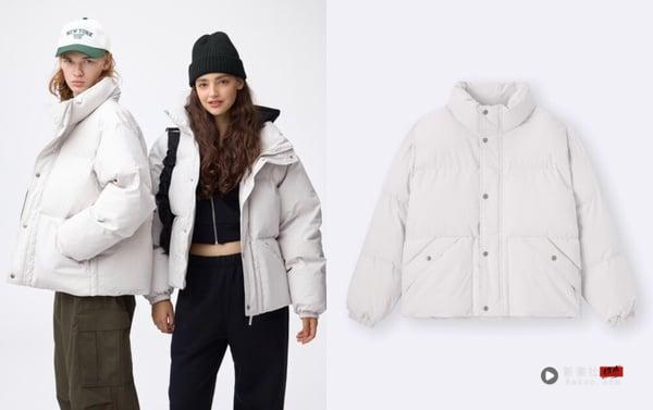 平价羽绒外套推荐1：GUWARM PADDED立领夹层外套