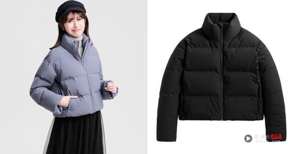 平价羽绒外套推荐4：lativ无缝羽绒立领短外套