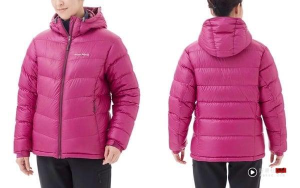 机能系羽绒外套推荐1：MontbellALPINE DOWN女款800羽绒外套