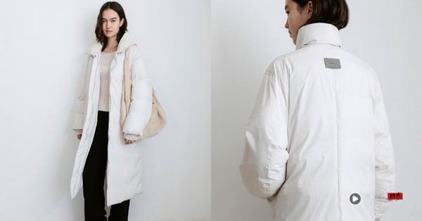 时髦百搭羽绒外套推荐2：Studio Doe暖呼呼羽绒棉长大衣