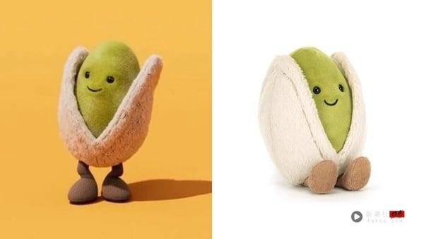 Jellycat最新热门角色Amuseables开心果，有着腼腆表情与迷你尺寸