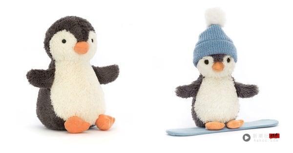 Jellycat的Peanut花生企鹅，因圆胖如花生的体态而得名，手感极佳