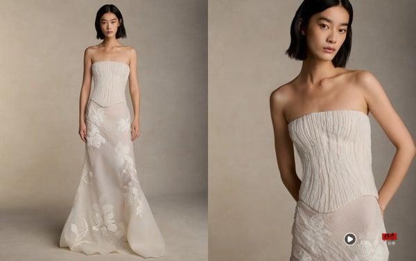 申敏儿雪地婚纱照：Danielle Frankel