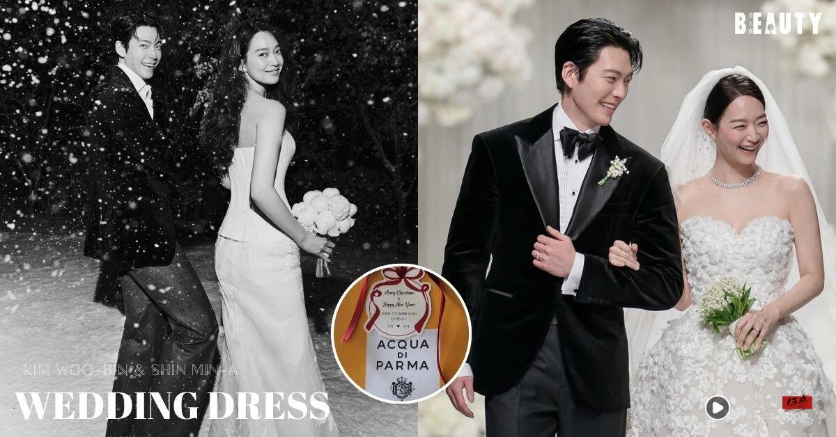 金宇彬申敏儿婚礼细节曝光：结婚婚纱、珠宝、场地布置到伴手礼一次整理！