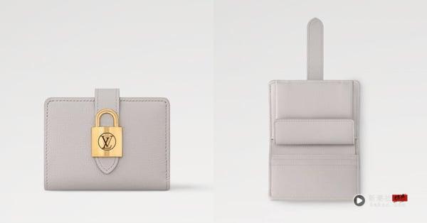 LV 日本限定皮夹：Locky Compact 锁头短夹