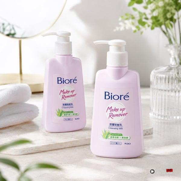 开架卸妆乳推荐 1：Biore 蜜妮 深层卸妆乳