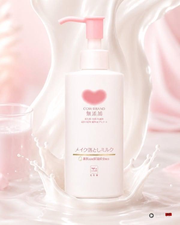 敏感肌卸妆乳推荐 2：COW BRAND 牛乳石硷 无添加卸妆乳