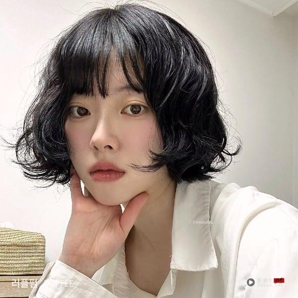 齐肩短发范本，卷度烫发推荐