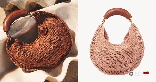 2026草编包推荐：Chlo Banana hobo，NT$71,000