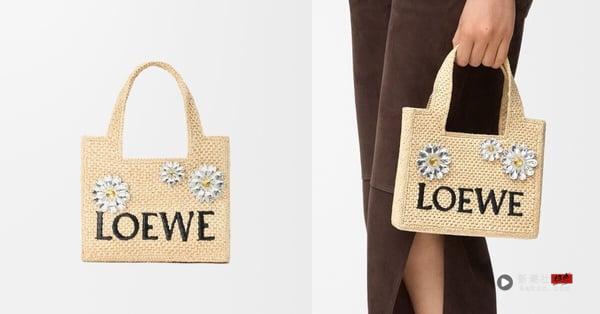 2026草编包推荐：LOEWE 拉菲草托特包，NT$53,000