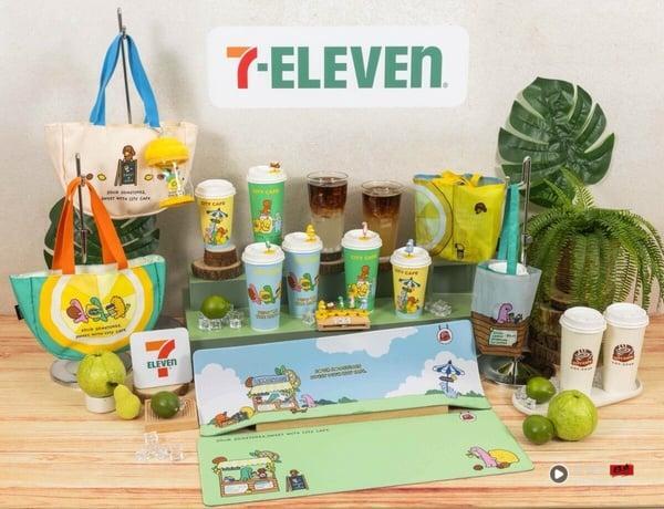 7-11 CITY CAFEＸJOGUMAN登场！新品真果芭乐气泡咖啡、JOGUMAN杯塞必收，再推咖啡优惠