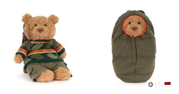 Jellycat 新品推荐：登山装巴塞罗熊 Bartholomew Bear Hiking Outfit