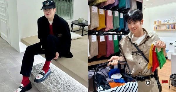 《铁拳教育》表志勋P.O私服穿搭技巧：用鲜艳袜子点亮整体造型