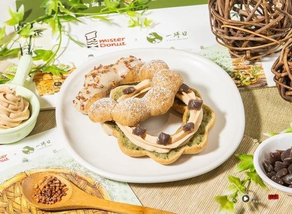 逮丸奶茶变甜甜圈！Mister DonutＸ一沐日：草仔粿系列甜甜圈，再推买5送1、买6送2优惠