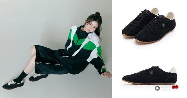 2026韩星同款球鞋：FILA RITMO SLEEK LX 中性复古薄底德训鞋，NT$3,680 （韩韶禧同款）