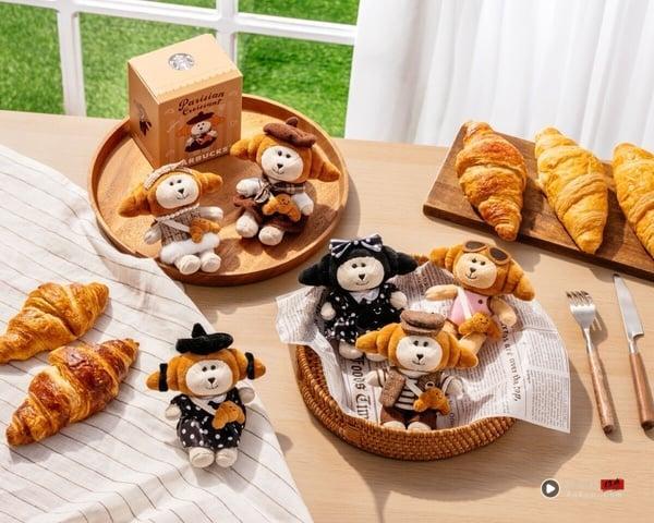 星巴克“哈密瓜季”2款饮品夏天限定！芒果生乳卷新上市，再推法式可颂熊宝宝吊饰