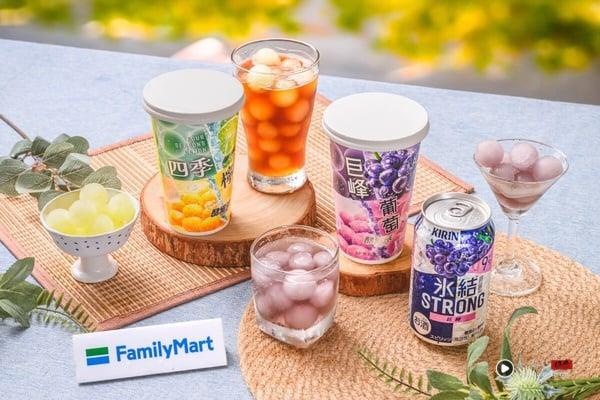 全家夏季新品登场：梨山水蜜桃霜淇淋、巨峰葡萄酷缤球、玛利欧饮料冰品活动买3送1优惠