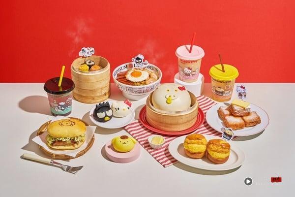 点点心Ｘ三丽鸥“萌友来点心”：Hello Kitty、布丁狗、酷企鹅联名餐点、周边可爱登场