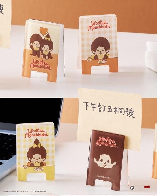 贴纸免费送！五桐号Ｘ蒙奇奇可爱联名：Monchhichi限定杯身、周边，蓝莓新品同步亮相