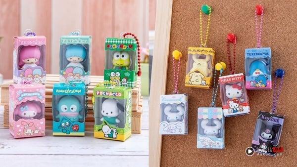 7-11“三丽鸥盲盒新品”：三丽鸥包装盒公仔吊饰、三丽鸥修学旅行盲盒吊饰、握寿司吊饰