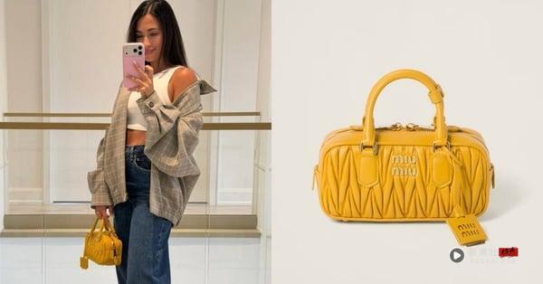 梅西老婆精品包收藏：Miu MiuArcadie matelass 纳帕皮革手袋
