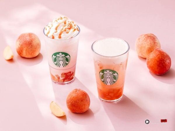 买一送一！星巴克“蜜桃限定饮品”登场，Bearista水果熊系列开卖、DREAMPLAZA周年活动
