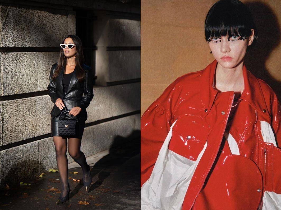 漆皮外套雨天不怕湿　Simone Rocha超大爱心好浪漫、Alaïa性感无敌 时尚穿搭 图1张