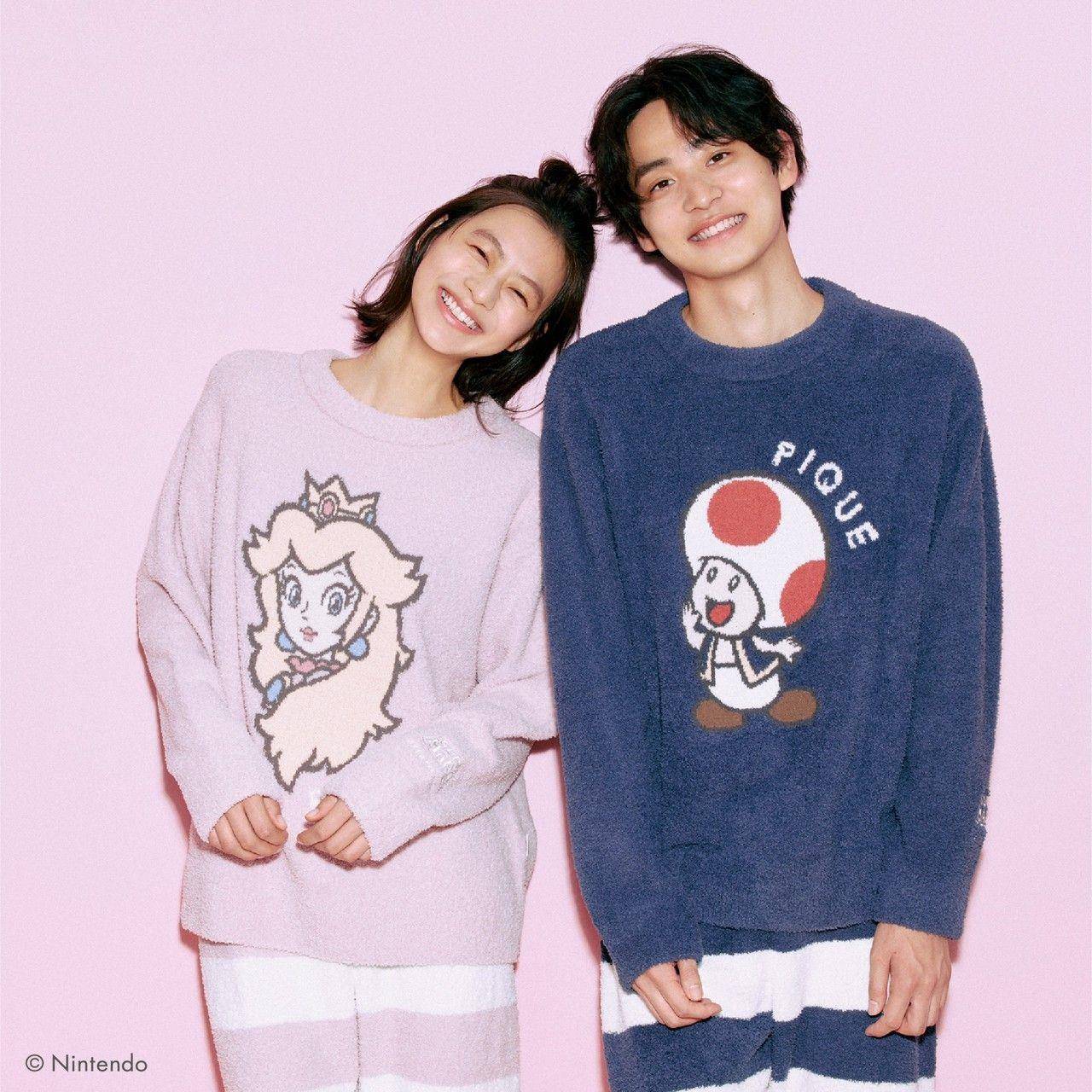 Foo Tokyo“真丝睡衣”水彩设计超美！GELATO PIQUE玛利欧家居服巨可爱 时尚穿搭 图5张