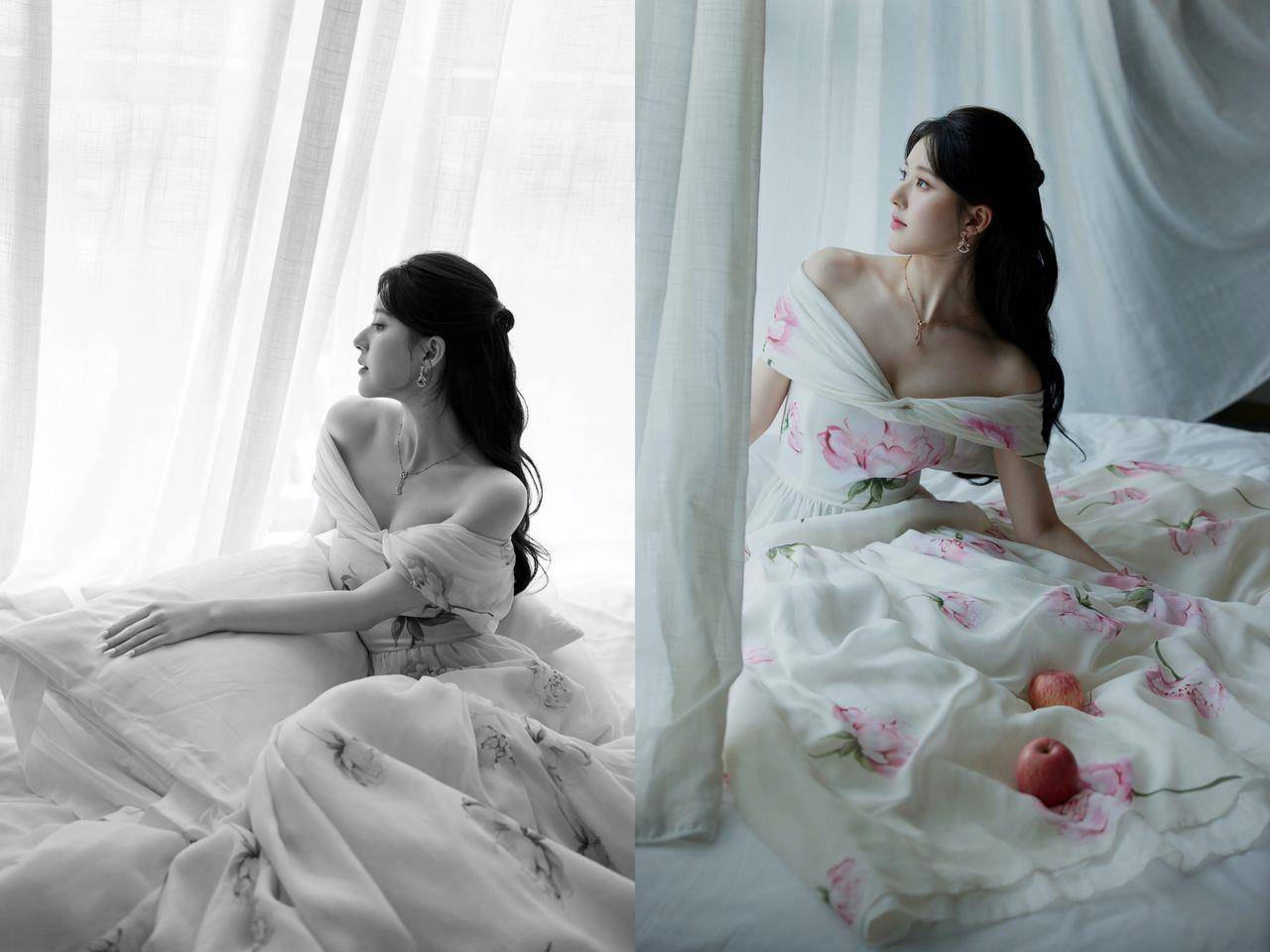 赵露思穿“婚纱女王”仙气满点！性感锁骨、直角肩全放送　粉丝都要美哭 名人名流 图2张