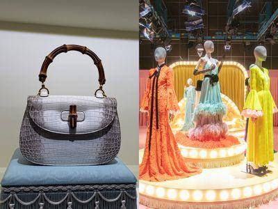 GUCCI展出270万元喜马拉雅鳄鱼包　加码公开从未曝光的极美礼服