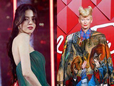 韩韶禧一身平口透纱裙美到发光！“时尚仙人”顶桑原飞机头照样时髦