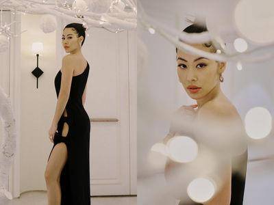 蔡诗芸分享“挑礼服秘诀”！黑白色值得投资、爱牌Nicole by NF充满安全感