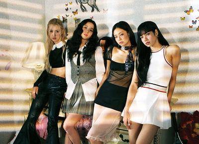 BLACKPINK登TIME杂志美照连发　Jennie透纱中空、Lisa连开三洞比辣