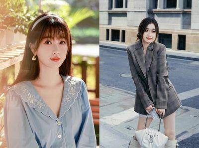 虞书欣显瘦甜酷穿搭TIPS　“上短下长”秒变逆天长腿