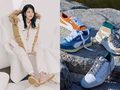 IU同款“NB防水奶茶鞋”雨天必备！　PUMA联名AMI打造超烧山系单品