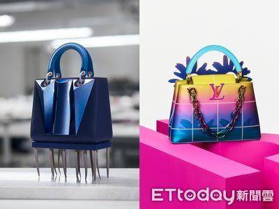 DIOR、LV经典包都变了样！底部长尖刺够气魄　渐层夕阳色美到心坎