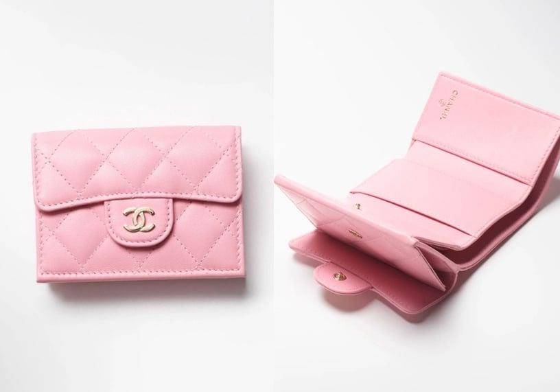 8款“粉色精品皮夹”推荐！CHANEL菱格纹、MIU MIU爱心扣勾起少女心 时尚穿搭 图1张