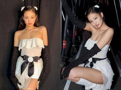 Jennie穿香奈儿专属打造的“火辣芭蕾舞装”！贴身剪裁藏不住傲人曲线