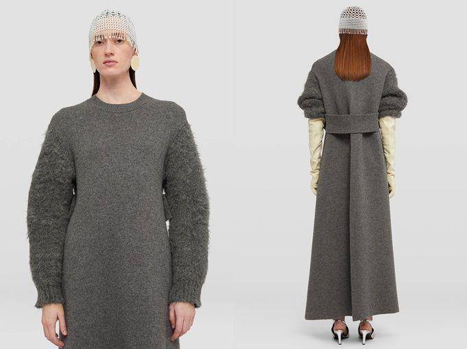 寒流来袭“长洋装”保暖又优雅　Jil Sander、Lemaire极简美学好显瘦 时尚穿搭 图1张