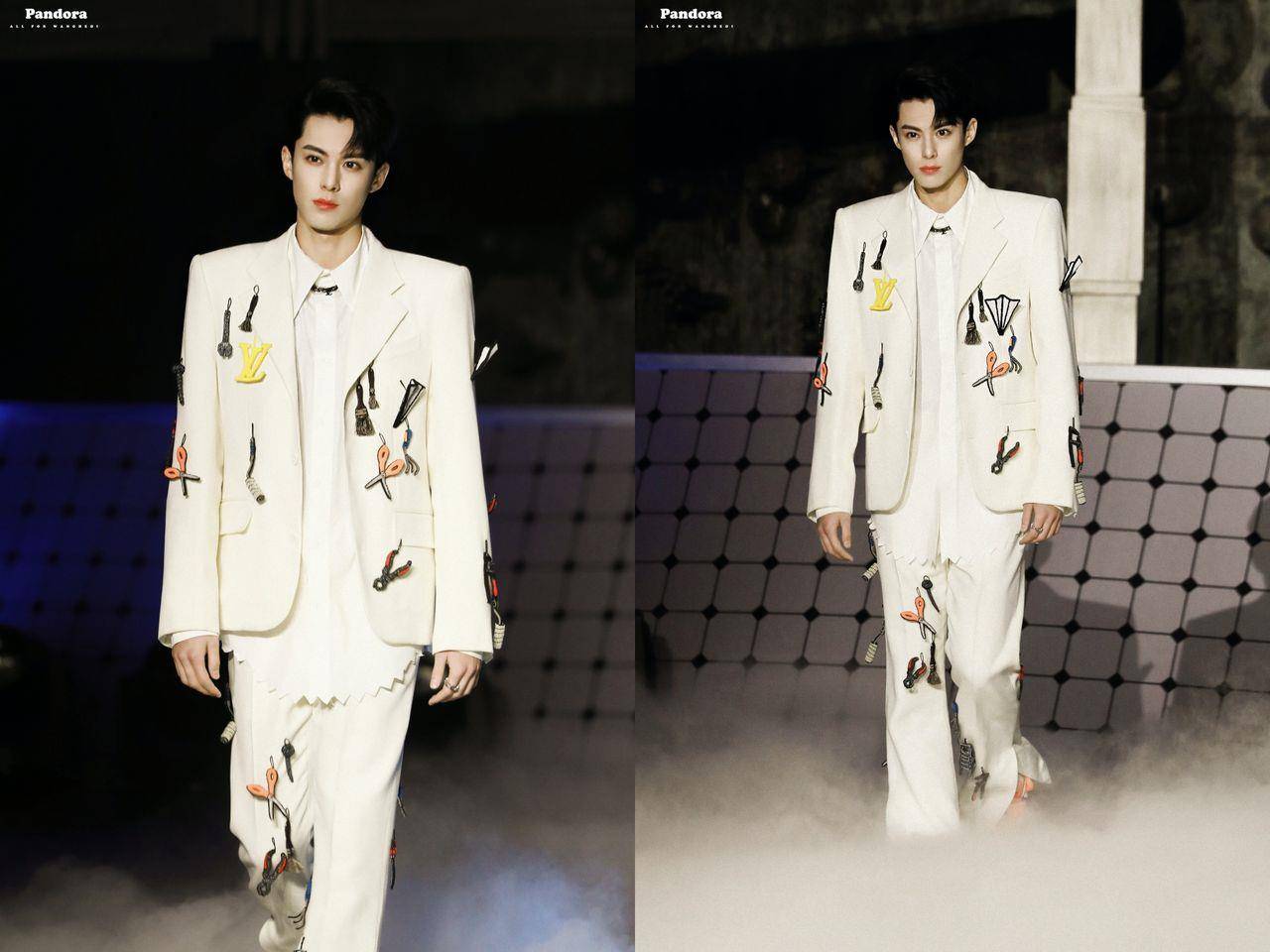 “月尊”王鹤棣穿童装登场当大男孩、“长珩”张凌赫贵族西装帅到没天理！ 名人名流 图1张