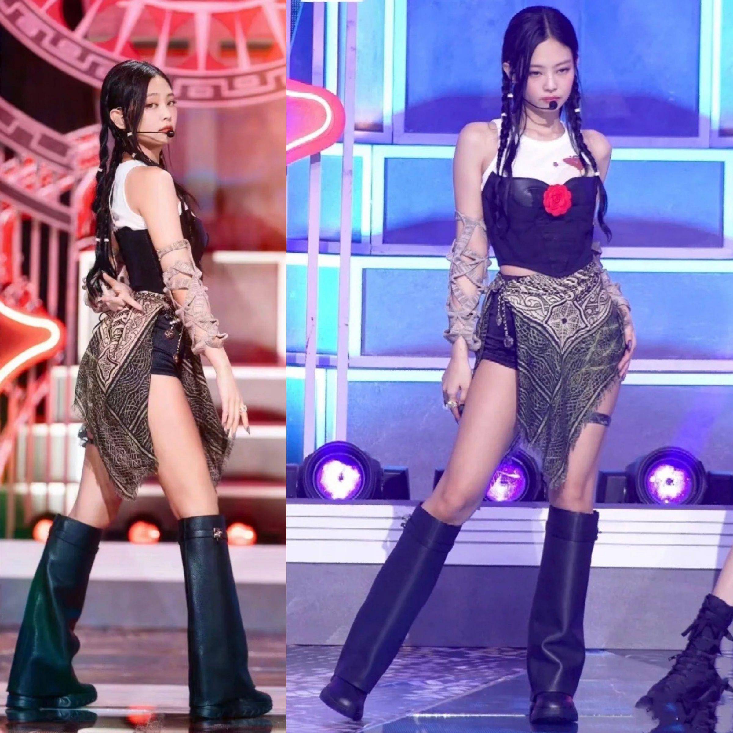 说・流行／Jennie、欧阳娜娜都穿GIVENCHY鲨鱼靴　被封长腿神器、完全不挑人 时尚穿搭 图1张