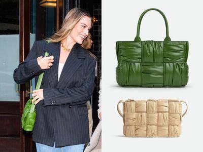 BOTTEGA VENETA编织变皱了！“酪梨绿超萌色”Margot Robbie抢先示范