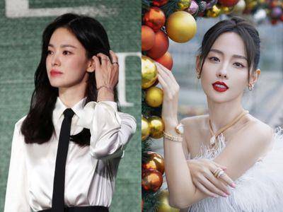 宋慧乔学院裙装藏法国皇家珠宝、“最美妃子”张嘉倪灵蛇上身更华贵