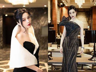 范冰冰换“2套露肩礼服”美神降临！　雪白肌肤+红唇气场炸裂