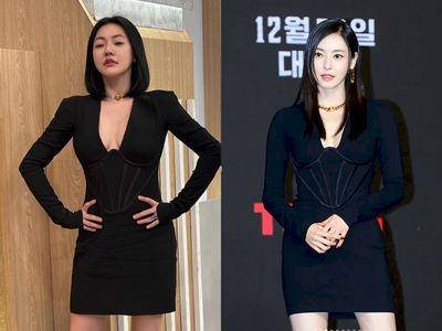 小S撞衫“韩第一腿精”李多熙没在怕！穿上Versace马甲裙惹火曲线全露