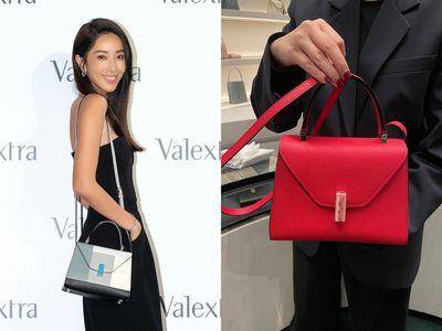 包・开箱／VALEXTRA经典“Iside”手袋女星抢收藏　镶嵌“宝石锁扣”巨美