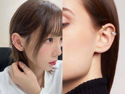 时尚圈吹起“耳骨夹”风潮！精选5款时髦又好搭　太妍LV同款超逆龄